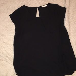black dress top with pocket!